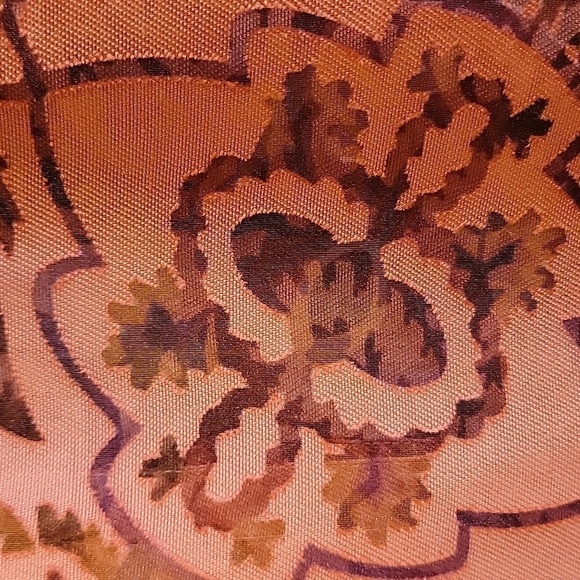 Coldwater Creek-Rosy rust colored burnout top Size 2X NWT. - Picture 9 of 10